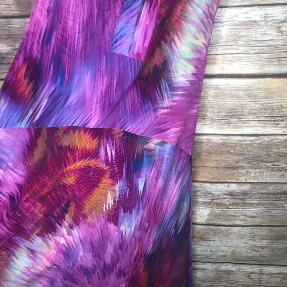 Presley skye 100% silk tie dye high low dress XS - Picture 4 of 8